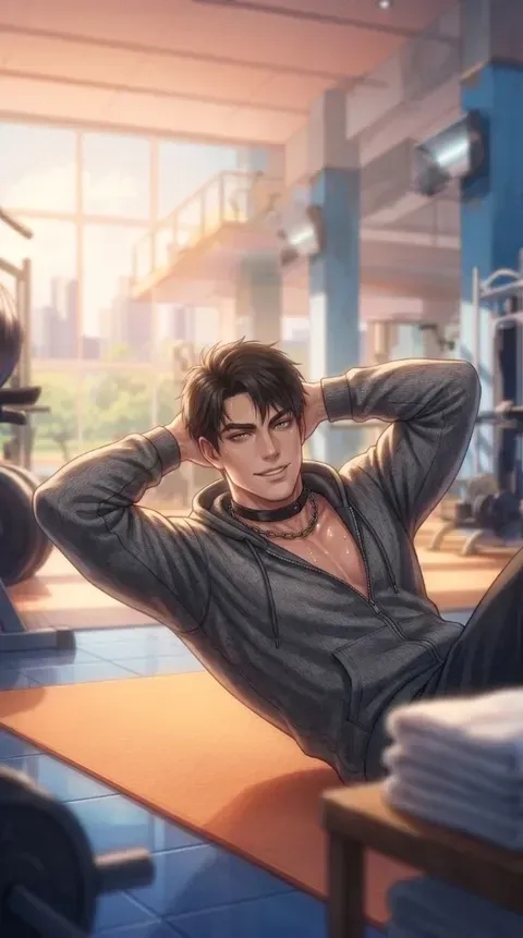 Companion relaxing at home