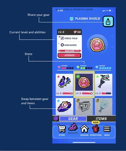 Calibrate your gear screen